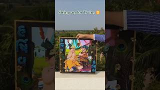 DIY - String art for Twins💕 #shorts #stringart #ytshorts #diy