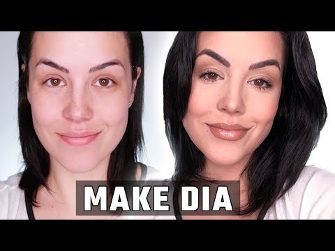 MAQUIAGEM FÁCIL EM MENOS DE 10 MINUTOS PARA O DIA!