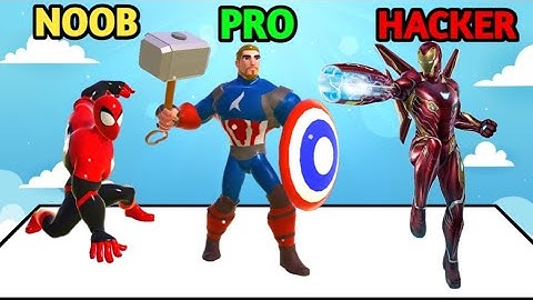NOOB vs PRO vs HACKER | In Magic hand hero | With Oggy And Jack | Dr. Octavius Gamer | ALL Levels