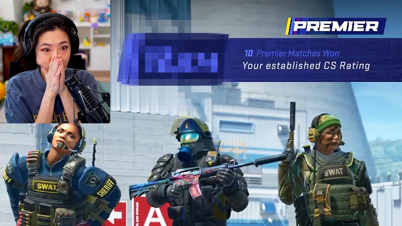 Fuslie FINALLY Gets Her CS2 Premier Rank!