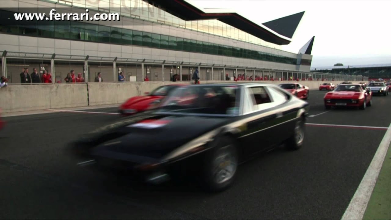 Largest Parade of Ferrari Cars - Silverstone