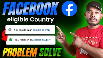 Facebook eligible country issue 🤑🤑 l Eligible country facebook fix l How to fix ineligible country
