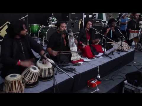 Sonam Kalra with her band at Kasauli Rhythm & Blues Festival 2015
