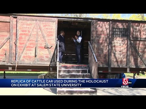 'End Hate Now' Holocaust Cattle Car makes stop in Salem