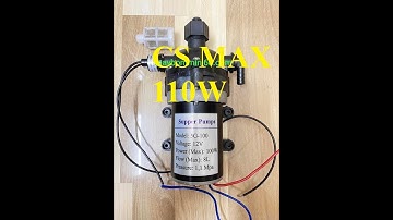 Test công suất thực tế của máy bơm áp lực 12v 100w DP 2600A