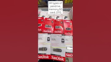 #shorts All types of Pendrive, Memory card,otg, Camera card #sandisk#newproducts #hp#samsung