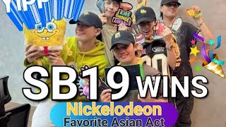 SB19 WINS FAVORITE ASIAN ACT AT NICKELODEON KIDS CHOICE AWARDS 2024
