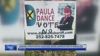 Community concerned Pitt Co. sign vandalism was racially motivated