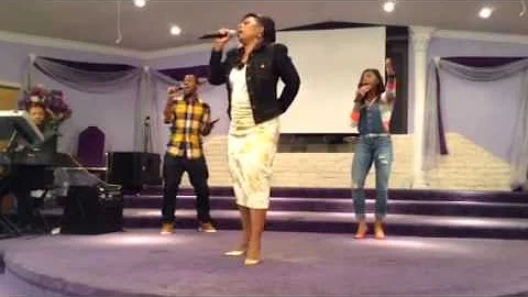 Lillian Thomas Singing at Myron Butler Musical