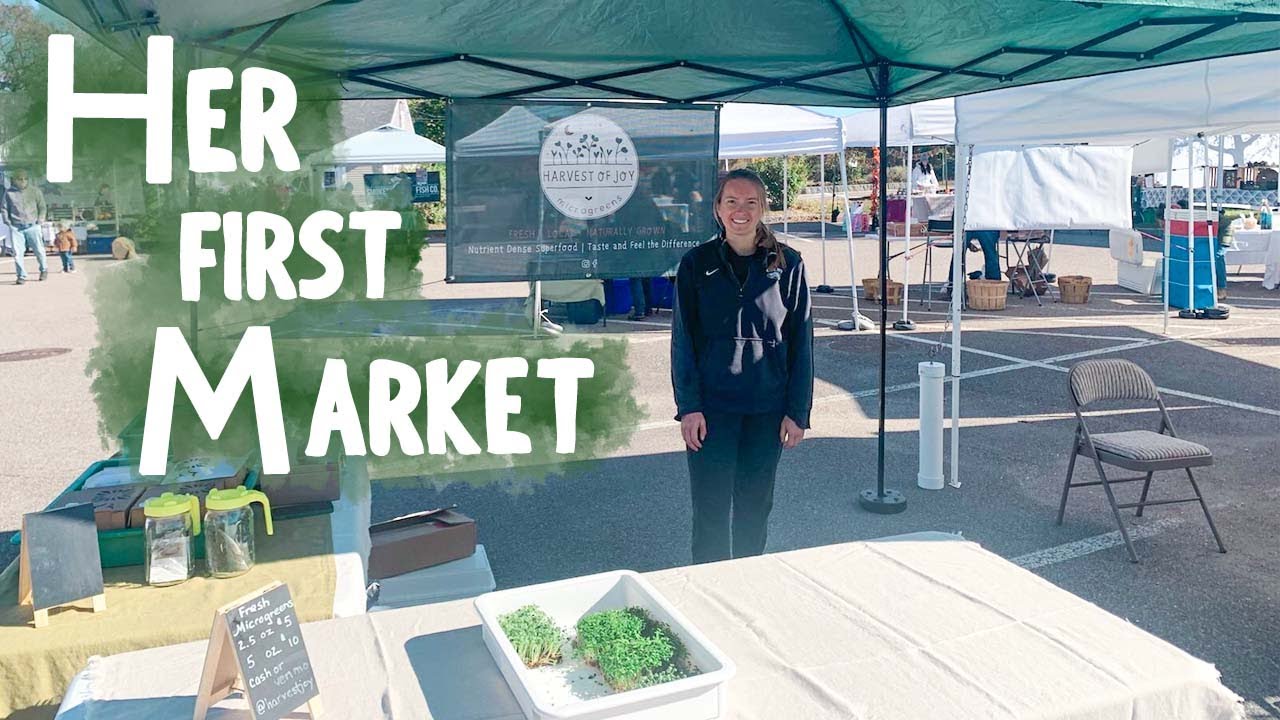 How to Sell MICROGREENS at FARMERS MARKET, Katherine's Farmers Market