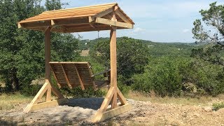 How to Build A Porch Swing Frame | DIY