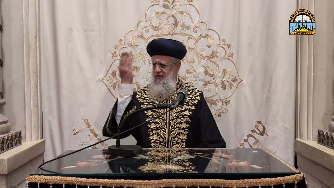 הרה"ג הרב דוד יוסף שליט"א