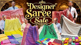Saree SALE on PURE SILK SAREE & SEMI SAREE | Mumbai's Best Saree Market |Saree Draping |Saree Design screenshot 5