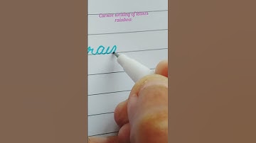 cursive writing for beginners | connecting of 6 letters with letter r #cursivewriting