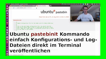 Pastebinit - Kommandozeilen Pastebin App - Ubuntu Linux CLI [German/Deutsch] WLBI