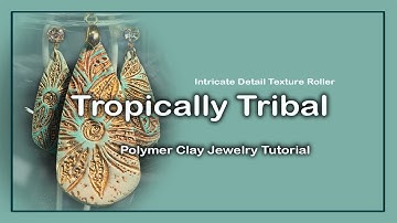 Lets make Easy Polymer Clay Jewelry with Texture Roller