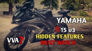 Yamaha R15 v3 -Hidden Features |top 3| latest technology