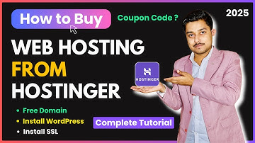 How to Buy Web Hosting From Hostinger 2025 - Claim FREE Domain, Install WordPress & SSL