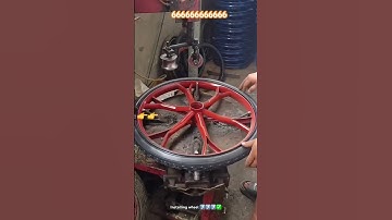 Vehicle tire wheel installation process : Ingenious technology machine