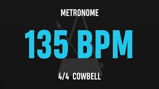 135 BPM 4/4 - Best Metronome (Cowbell)