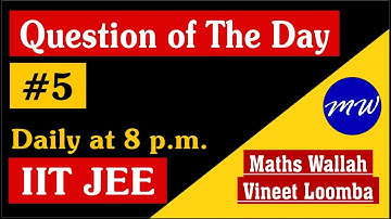 QOTD#5: Circles | IIT JEE | Class 11 | Maths Wallah DPP