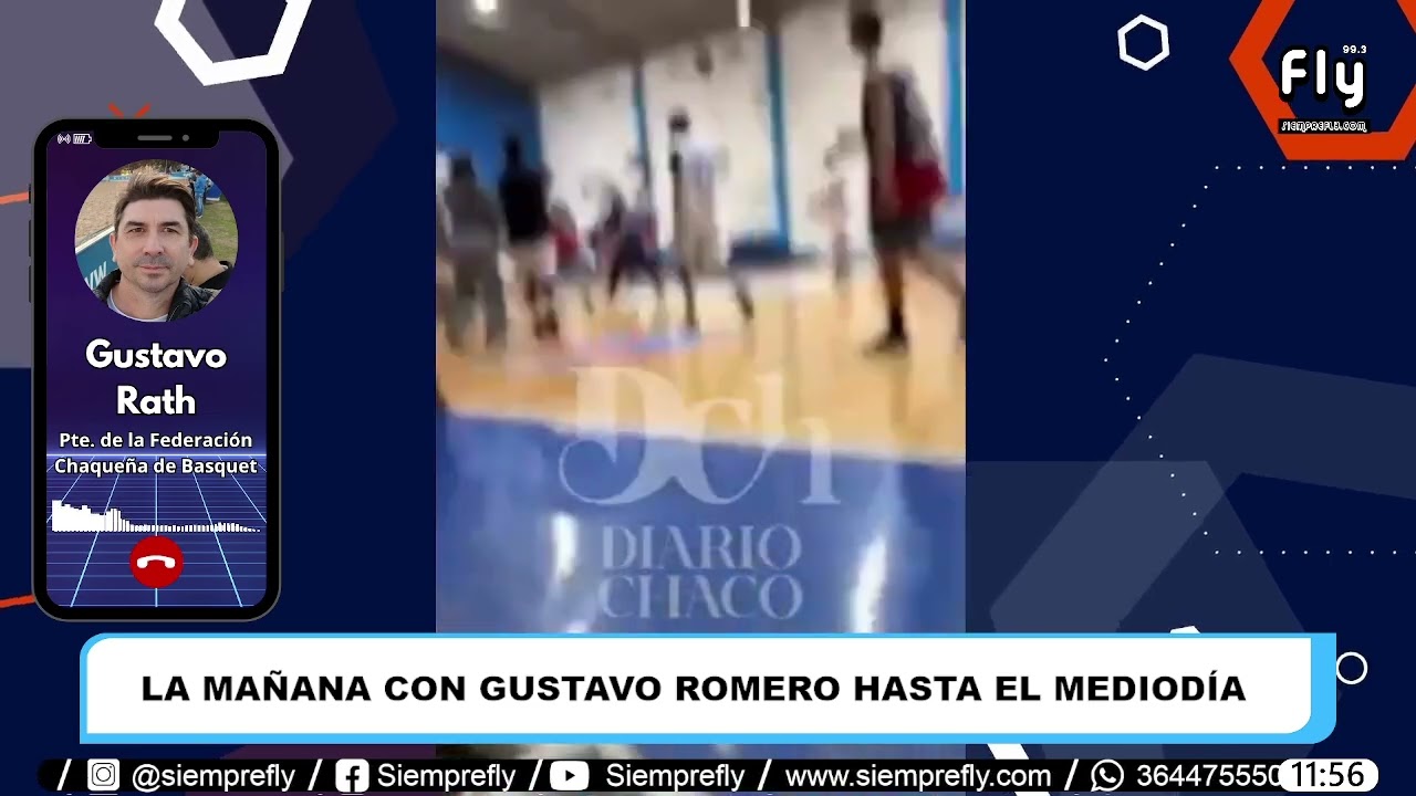 🔴𝗖𝗢𝗠𝗨𝗡𝗜𝗖𝗔𝗖𝗜𝗢́𝗡 𝗧𝗘𝗟𝗘𝗙𝗢́𝗡𝗜𝗖𝗔┃Gustavo Rath - Pte. de la Federación Chaqueña de Basquet