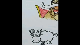 تعلم رسم خروف العيد /رسم سريع.         How to draw a sheep