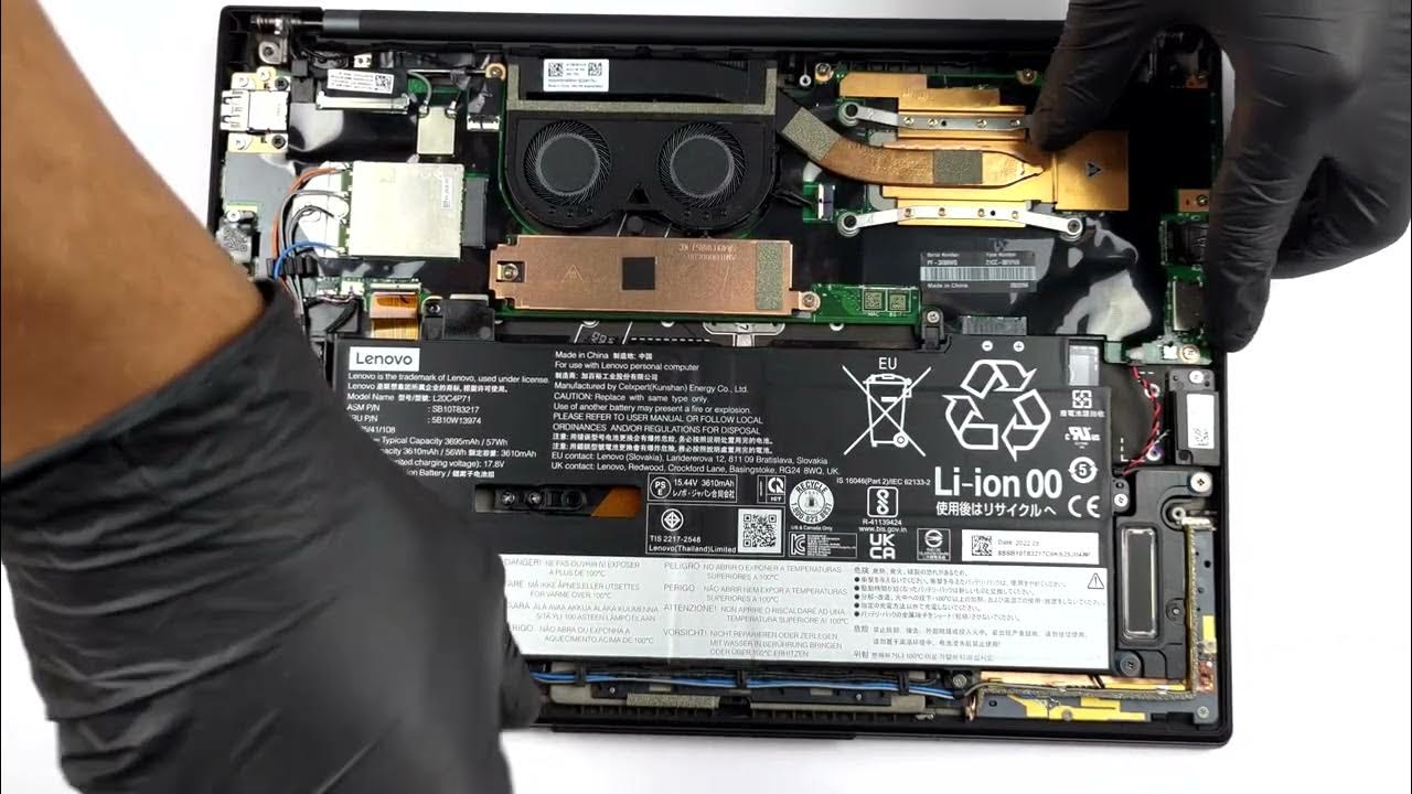 🛠️ Lenovo ThinkPad X1 Carbon Gen - disassembly and upgrade options - YouTube