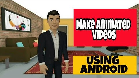 Make animated videos using android || animated video using tellagami || video editing