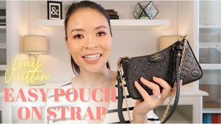 LOUIS VUITTON EASY POUCH ON STRAP WHAT FITS INSIDE & REVIEW | Irene Simply