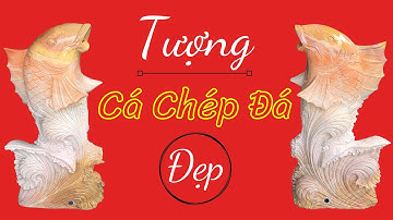 Tượng Cá Chép Phong Thủy Bằng Đá Cẩm Thạch Vàng Đẹp Đà Nẵng