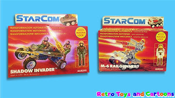 Starcom Shadow Invader M-6 Railgunner Commercial Retro Toys and Cartoons
