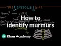 How to identify murmurs | Circulatory System and Disease | NCLEX-RN | Khan Academy