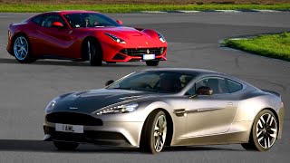 Ferrari F12 vs. Aston Martin Vanquish: Drift Contest - Fifth Gear