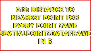 GIS: Distance to nearest point for every point same SpatialPointsDataFrame in R