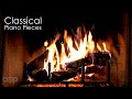 Classical Piano Music & Fireplace 24/7 - Mozart, Chopin, Beethoven, Bach, Grieg, Schumann, Satie
