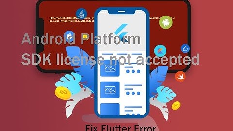 Android Platform SDK license not accepted | resolved! Failed to install the following Android SDK