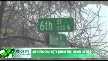 VTC14_Mỹ hứng chịu đợt lạnh kỷ lục, có nơi -45 độ C