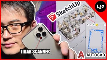 iPhone 12 Pro 📱 LiDAR Scanner - Works On AutoCAD and Sketchup?