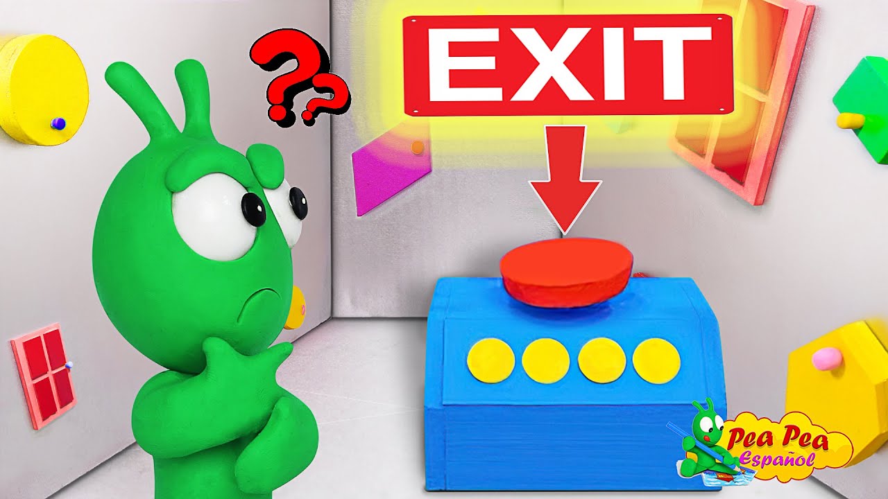 Pea Pea y el Desafío de Escapar del Cubo Mágico 🔑 Pea Pea Español