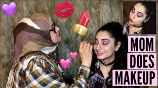 MY MOM DOES MY MAKEUP!!