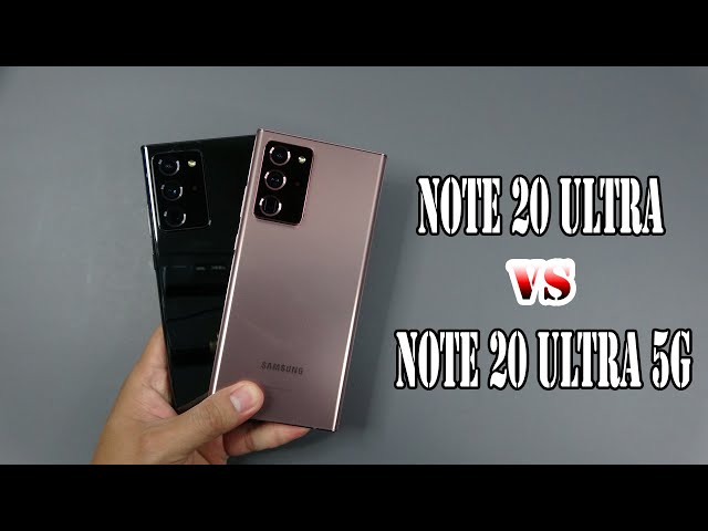 Samsung Galaxy Note20 Ultra vs Note20 Ultra 5G | Snapdragon 865+ vs Exynos 990