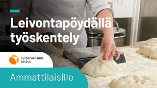 Pölyt Pois Yhteistyöllä Leivontapöydällä Työskentely