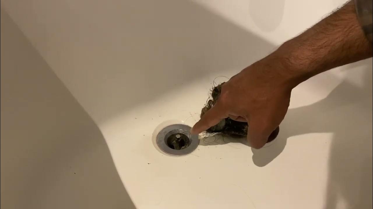 Unclog Choke Bathtub Drain YouTube
