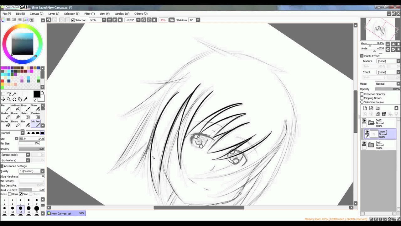 How To Make An Outline In Paint Tool Sai How To Make An Outline In Paint Tool Sai