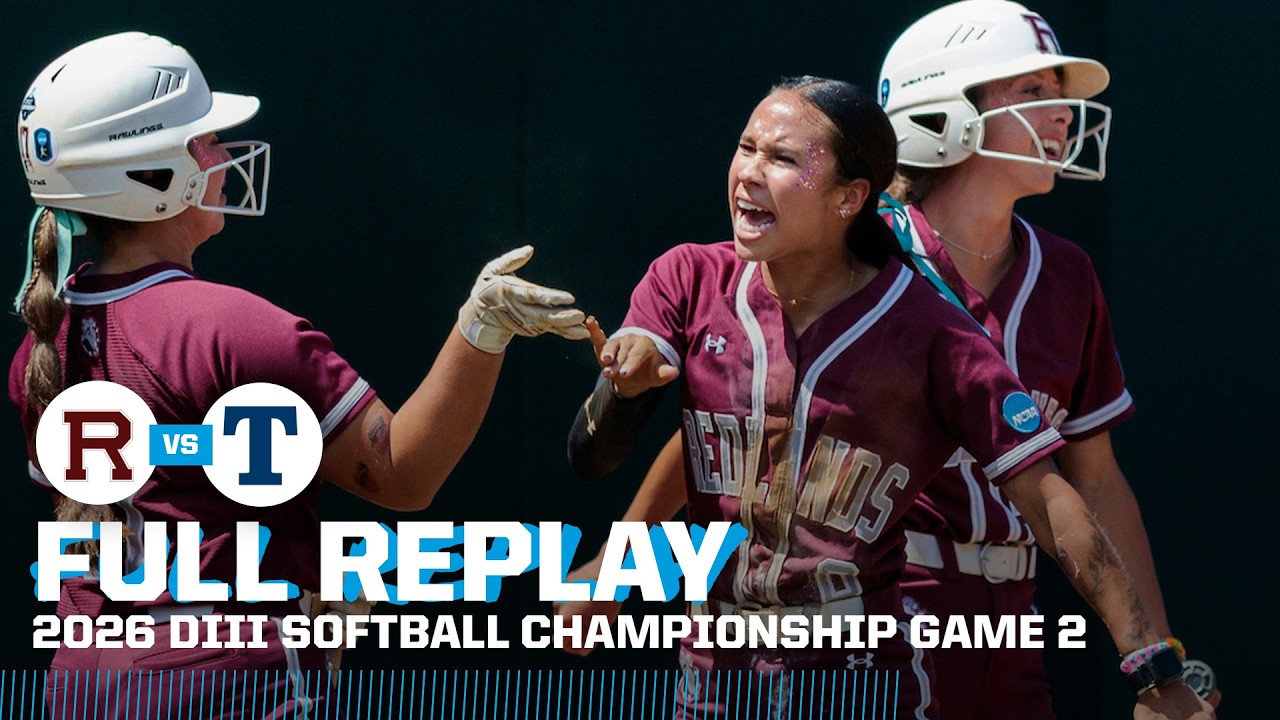 Redlands vs. Trine: 2026 DIII softball championship Game 2 | FULL REPLAY