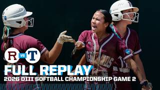 Redlands vs. Trine: 2026 DIII softball championship Game 2 | FULL REPLAY