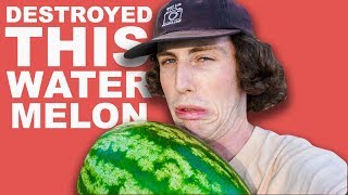 EXPLODING A WATERMELON WITH RUBBER BANDS - 1,000 SUBSCRIBER SPECIAL (Mate Vlog #17)