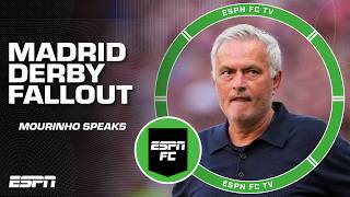 Jose Mourinho says there were ‘two clear red cards’ for Atletico Madrid 👀 | ESPN FC