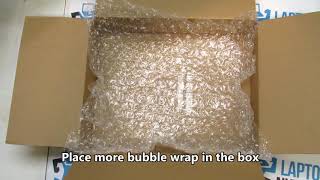 How to package your laptop video. Prepare for shipping and selling to LaptopNuts screenshot 5